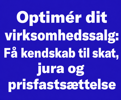 Optimér dit virksomhedssalg